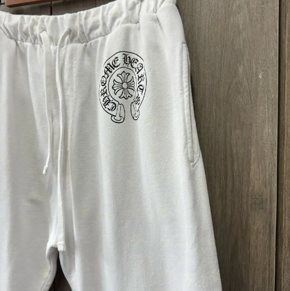 Chrome Hearts White Casual Pants for Men 0089
