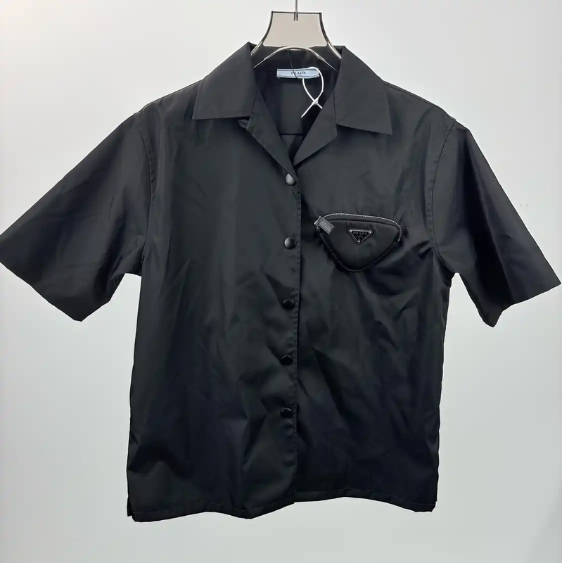 Prada Black Short-Sleeve Men's T-Shirt