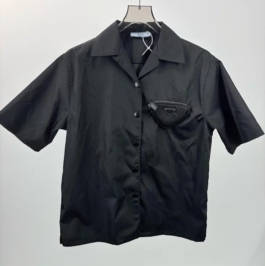 Prada Black Short-Sleeve Men's T-Shirt