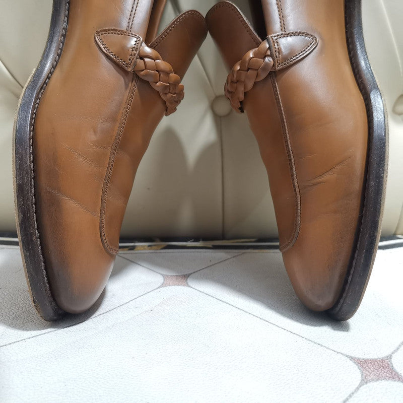 Gucci Brown Leather Loafers for Men 0079