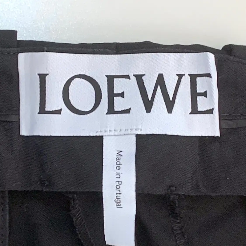 Loewe Black Wool Men's Shorts 0089