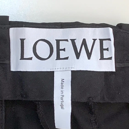Loewe Black Wool Men's Shorts 0089
