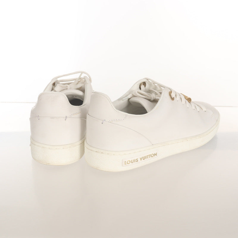 Louis Vuitton White Round-Toe Sneakers 0079