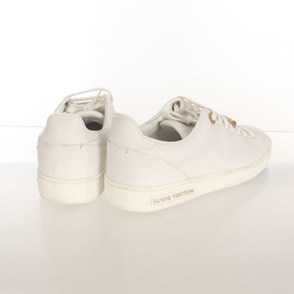 Louis Vuitton White Round-Toe Sneakers 0079
