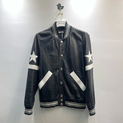 Givenchy Black Lambskin Men's Jacket 0089