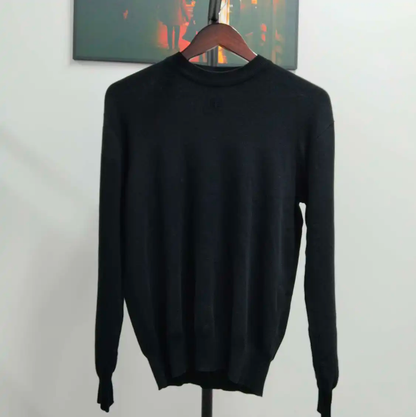 Givenchy Black Long Sleeve Knit Sweater 0089