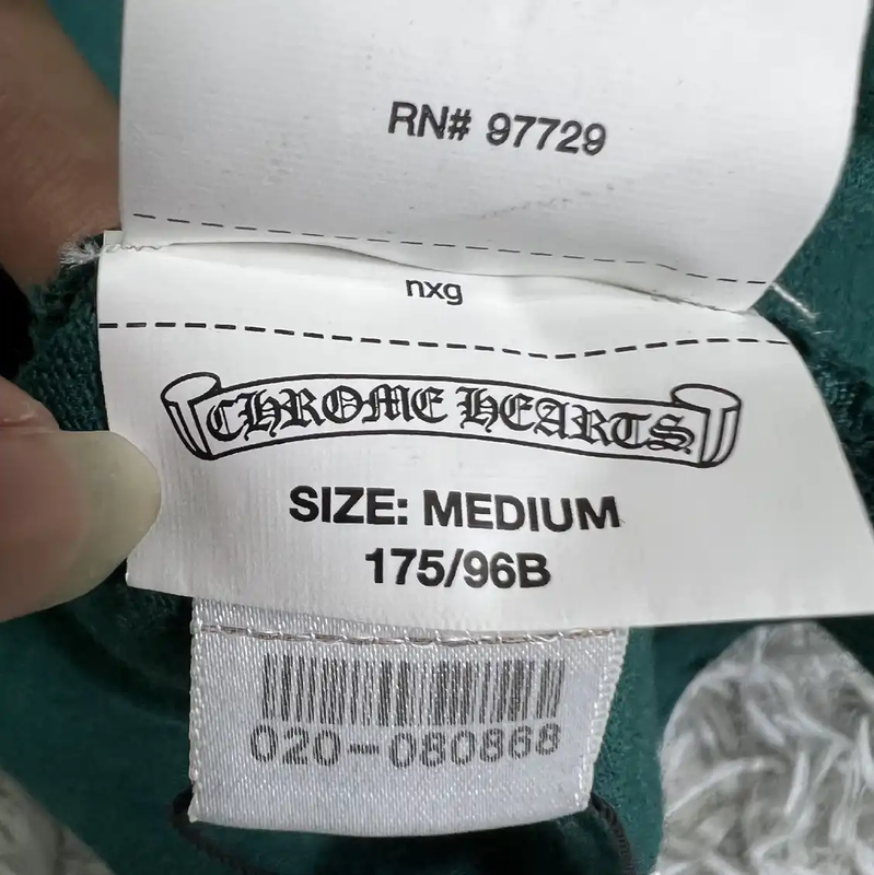 Chrome Hearts Green Cotton Sweatshirt for Men 0089