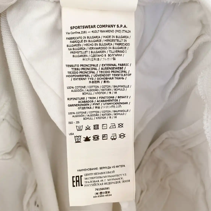 Stone Island Men's Summer White Printed Shorts 0089