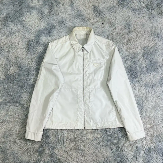 Prada Men's White Nylon Jacket