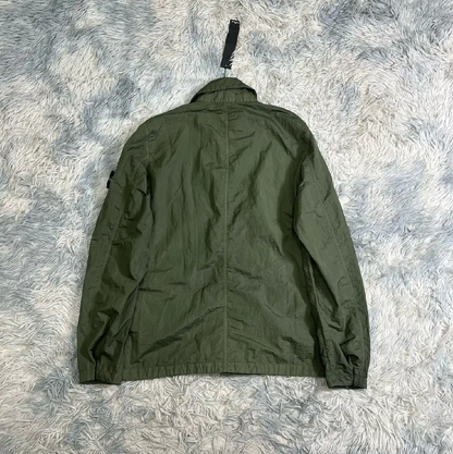 Stone Island Men's Green Nylon Jacket 0089