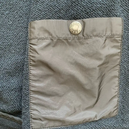 Prada Black Cotton Hooded Jacket for Men