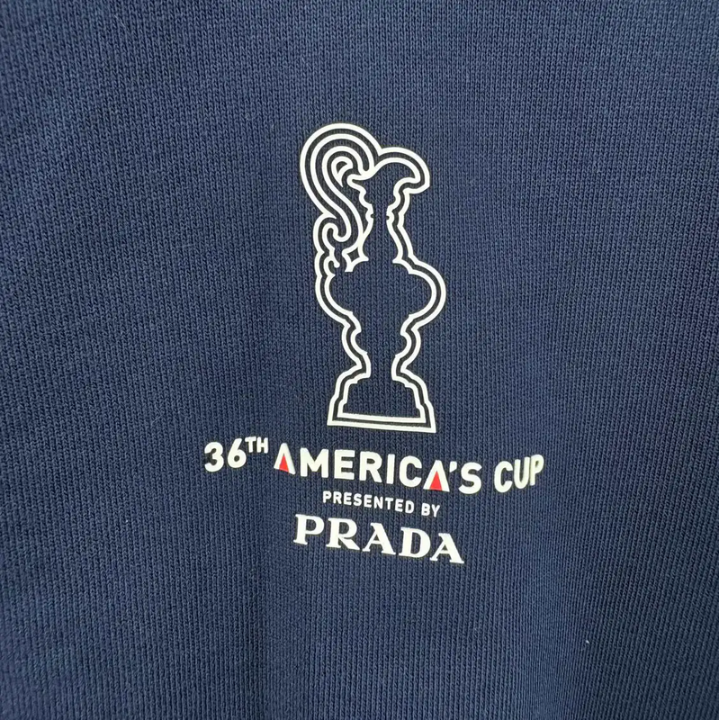 Prada Blue Zip-Up Jacket for Men