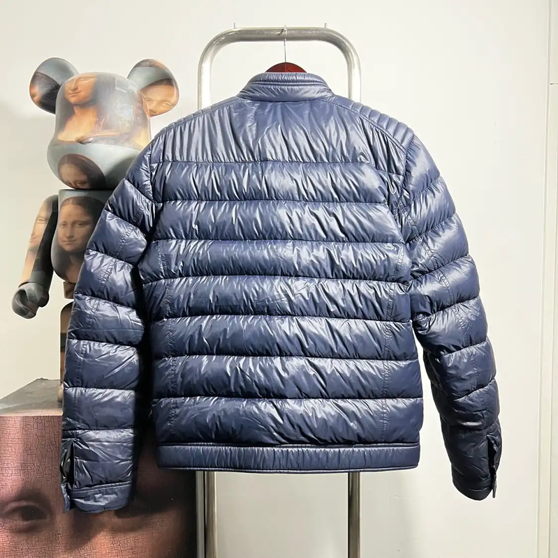 Prada Men's Dark Blue Puffer Jacket