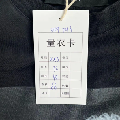 Givenchy Black Graphic Men's T-Shirt 0089