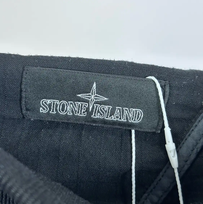 Stone Island Black Cotton Blend Hoodie 0089