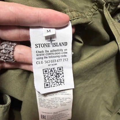 Stone Island Military Green Short Sleeve T-Shirt 0089