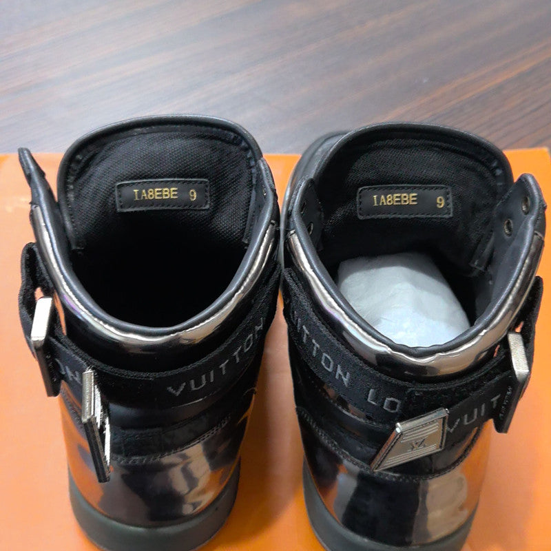 Louis Vuitton Rivoli Black Calfskin Sneakers 0079