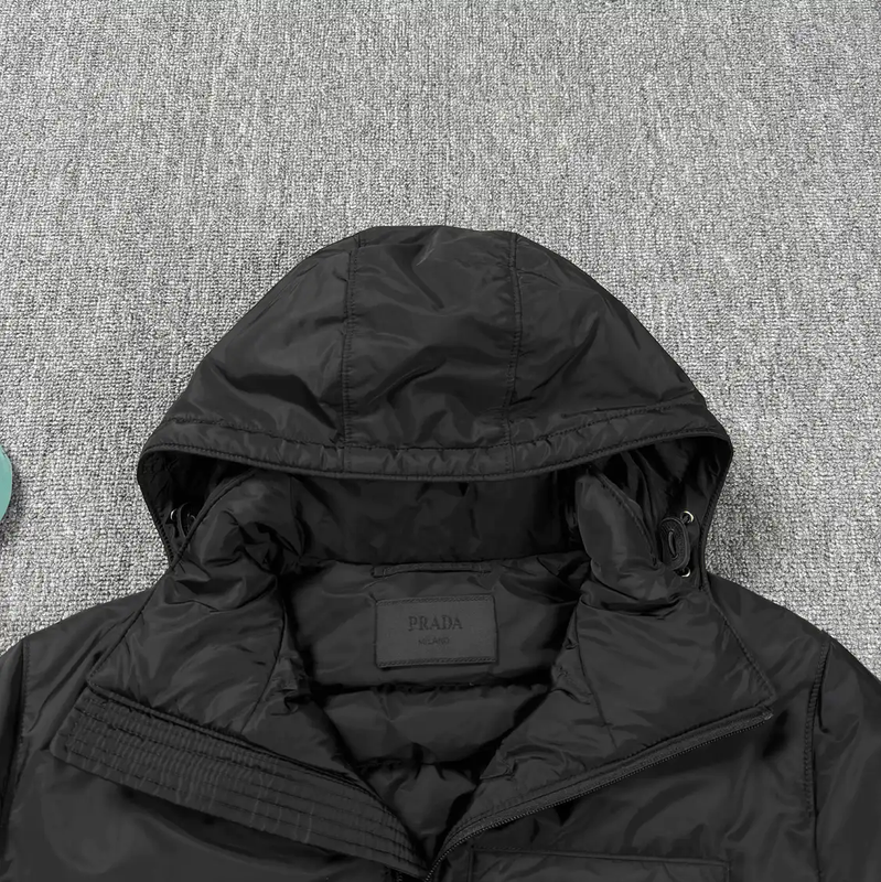 Prada Men's Black Polyester Down Jacket