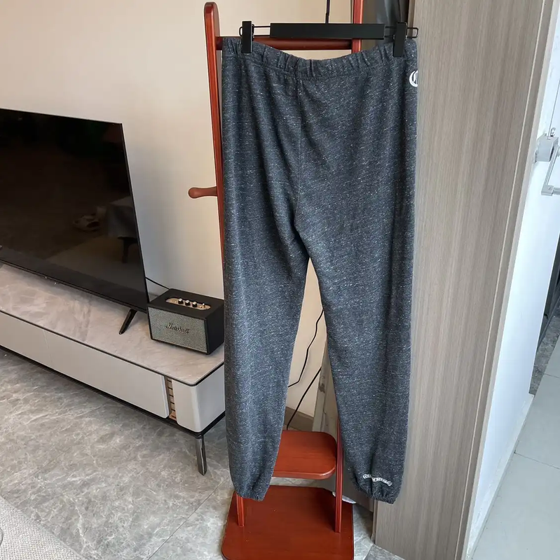 Chrome Hearts Men's Gray Casual Pants 0089