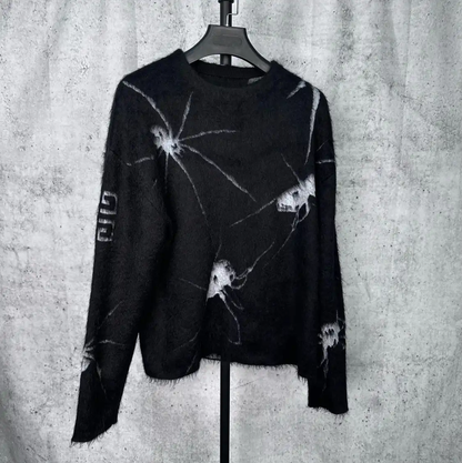 Givenchy Black Mohair Long Sleeve Sweatshirt 0089