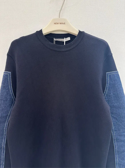 Givenchy Colorblock Cotton Long Sleeve Sweatshirt 0089