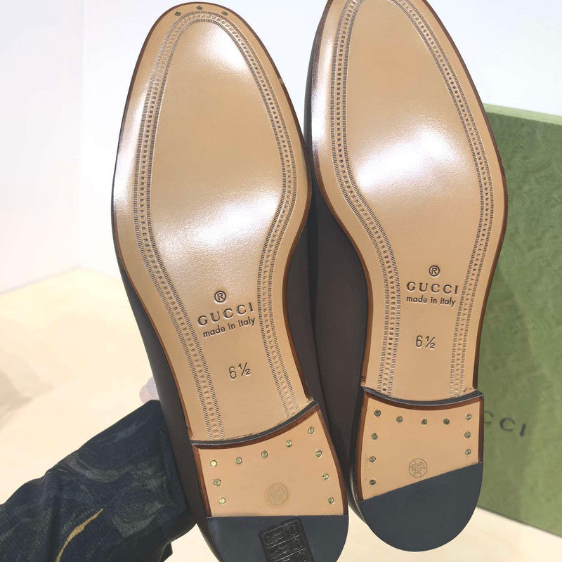 Gucci Casual Stylish Flat Shoes in Coffee Brown 0079
