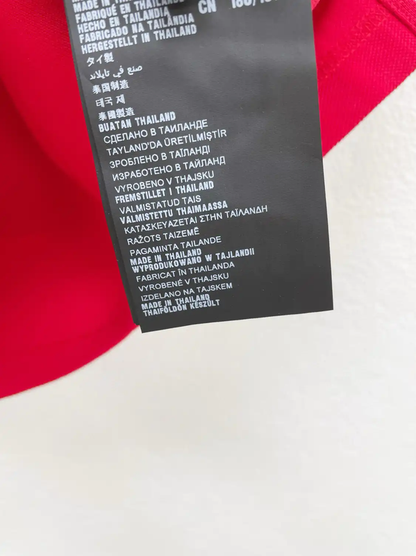 Prada Red Short Sleeve Cotton Polo Shirt
