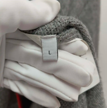 Loewe Light Grey Wool Men's Knit Sweater 0089