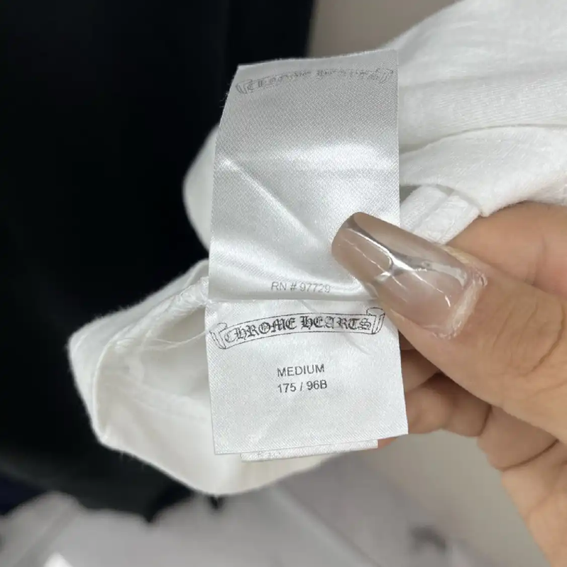 Chrome Hearts Men's White T-Shirt with Pocket 0089