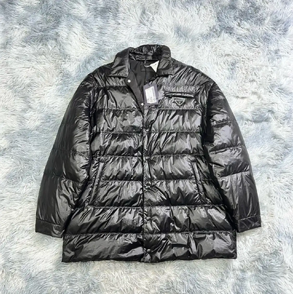 Prada Men's Black Puffer Jacket Size XL