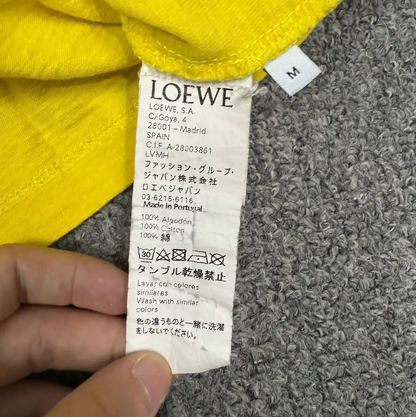 Loewe Yellow Cotton Men's T-Shirt 0089