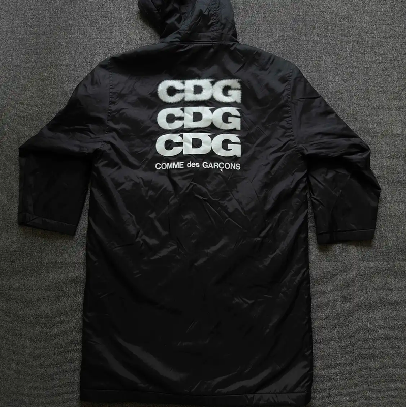 COMME des GARÇONS Black Cotton Men's Outerwear 0089