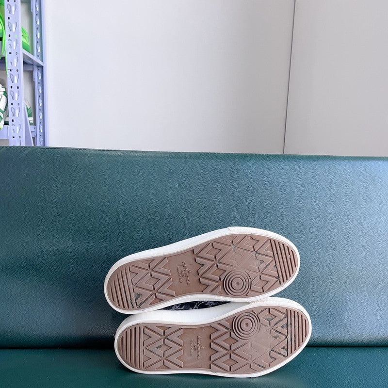 Louis Vuitton Colorful Logo Canvas Casual Sneakers 0079