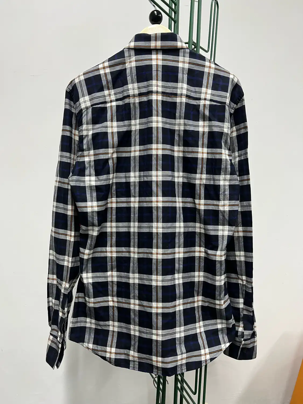 Givenchy Men's Long Sleeve Plaid Shirt 0089