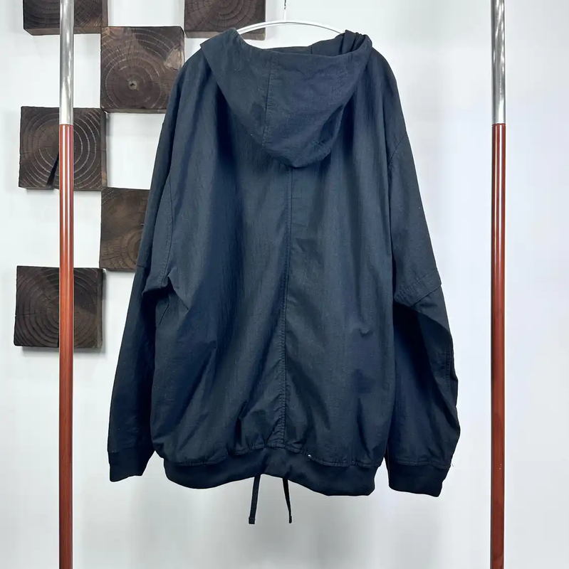 Stone Island Black Cotton Blend Hoodie 0089