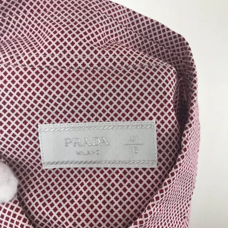 Prada Pink Cotton Long Sleeve Shirt