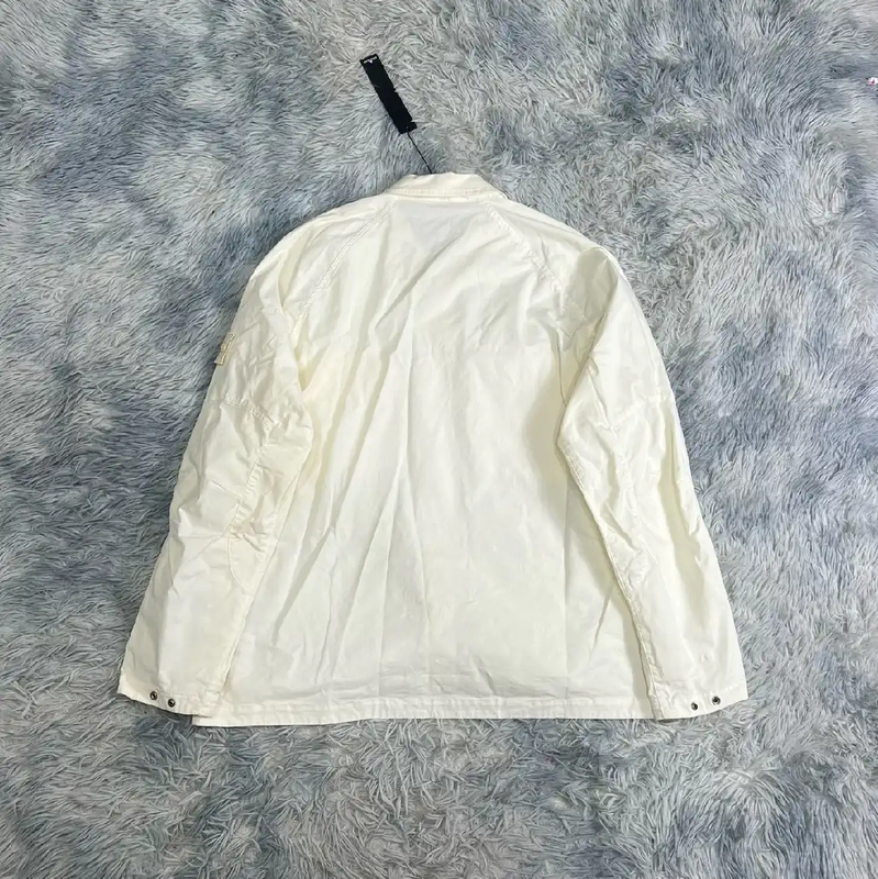 Stone Island Casual White Outerwear for Men 0089