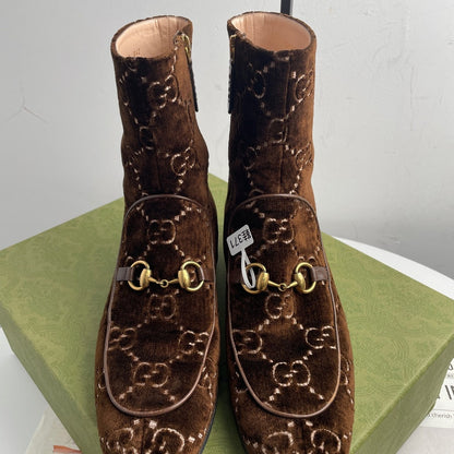 Gucci High-Top Velvet Casual Shoes for All 0079