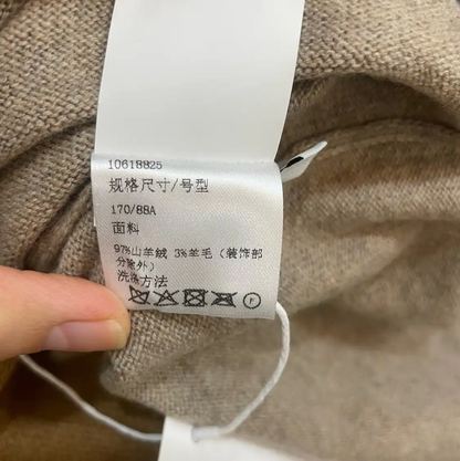 Loewe Brown Cashmere Knit Sweater for Men 0089