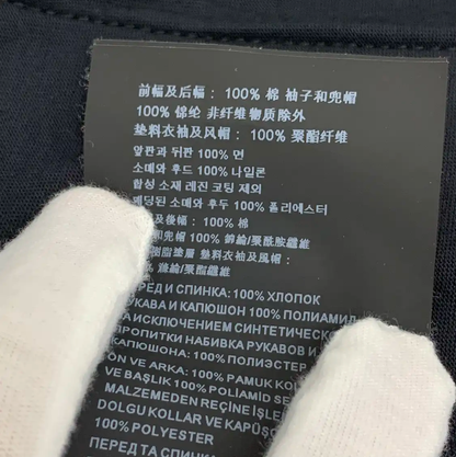 Prada Black Cotton Men's Hooded Jacket