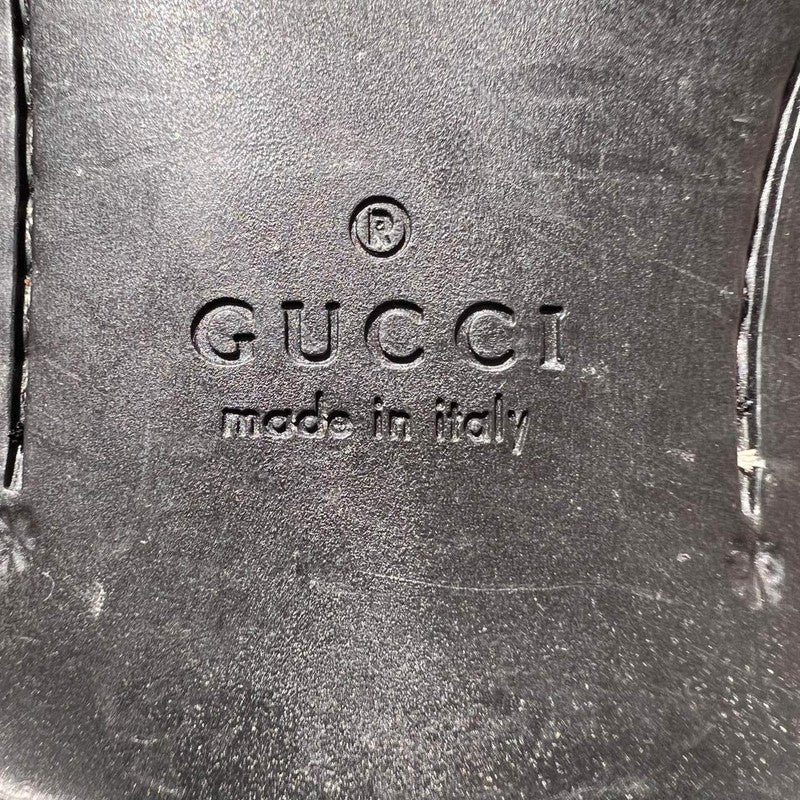 Gucci Brown Leather Slip-On Shoes 0079