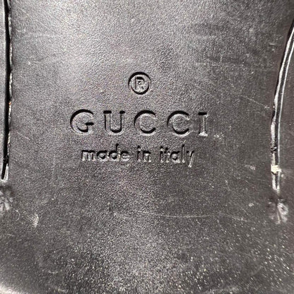 Gucci Brown Leather Slip-On Shoes 0079