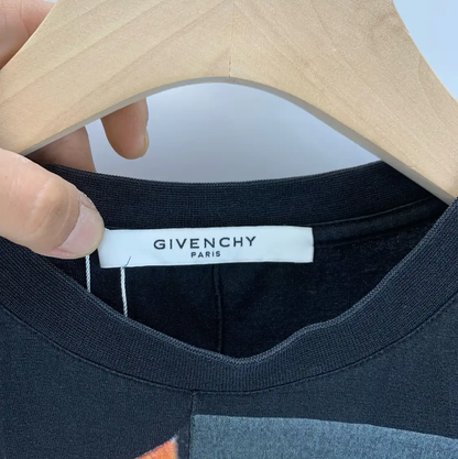Givenchy Black Men's T-shirt with Unique Design 0089