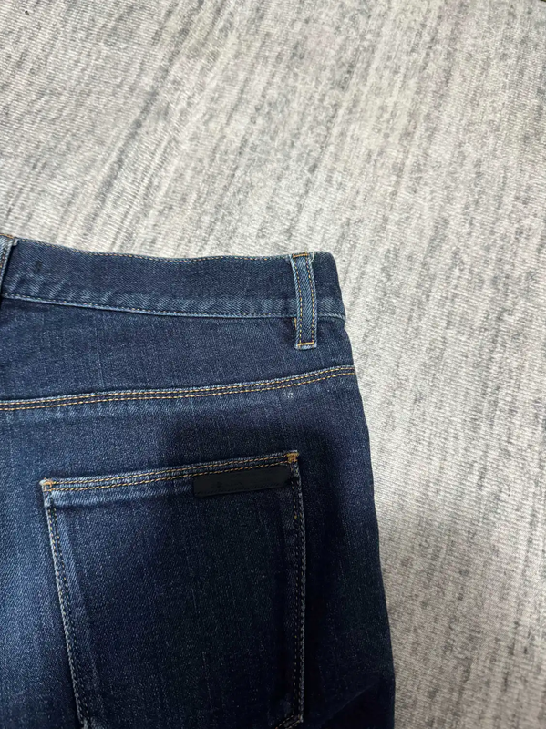 Prada Men's Navy Cotton Casual Pants