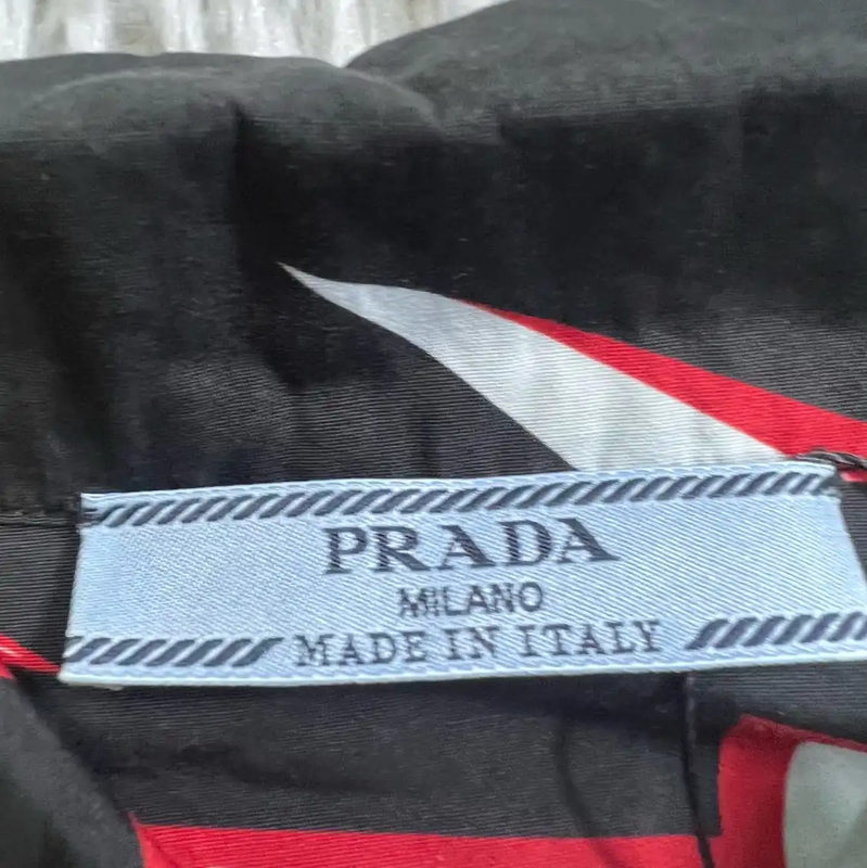 Prada Black Lightning Short Sleeve Shirt