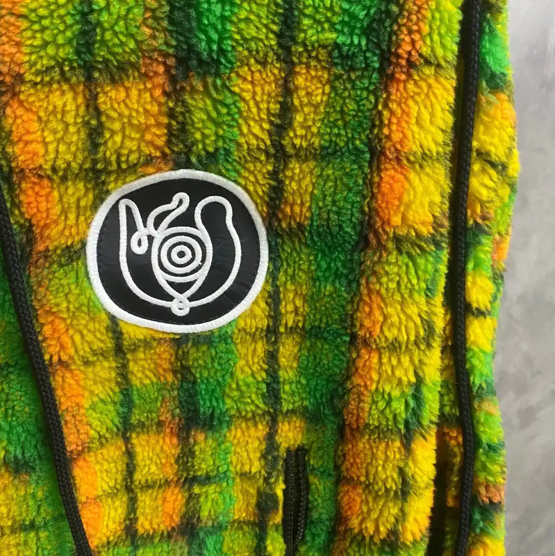 Loewe Men's Bright Colorful Plaid Hoodie 0089