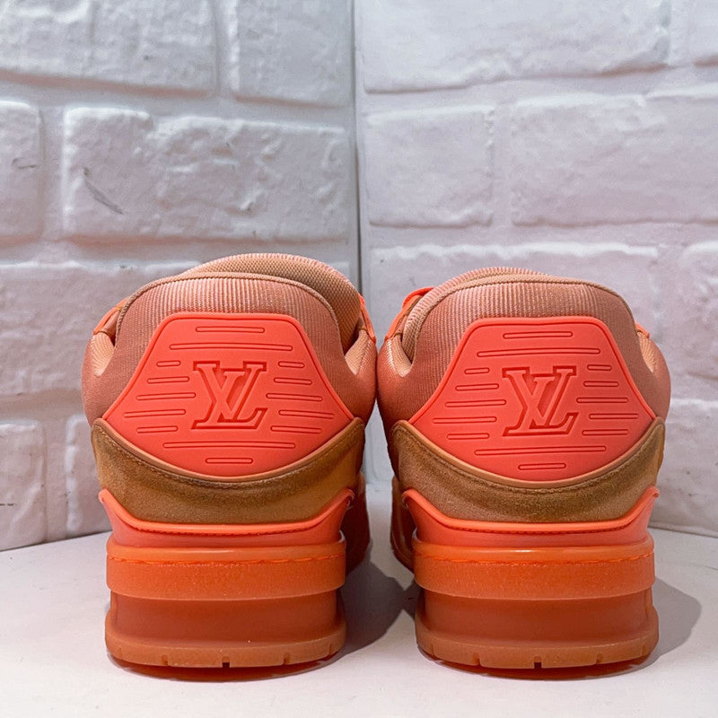 Virgil Abloh x Louis Vuitton Orange Trainer Sneakers 0079