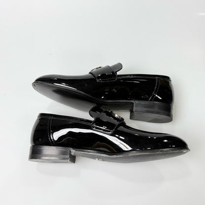 Gucci Patent Leather Slip-On Casual Shoes 0079