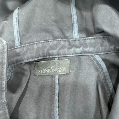 Stone Island Black Cotton Blend Jacket 0089