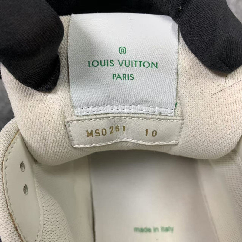 Louis Vuitton Retro Green Accent Low-Top Sneakers 0079